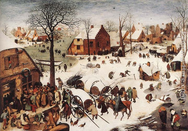 The Numbering at Bethlehem painting - Pieter the Elder Bruegel The Numbering at Bethlehem art painting